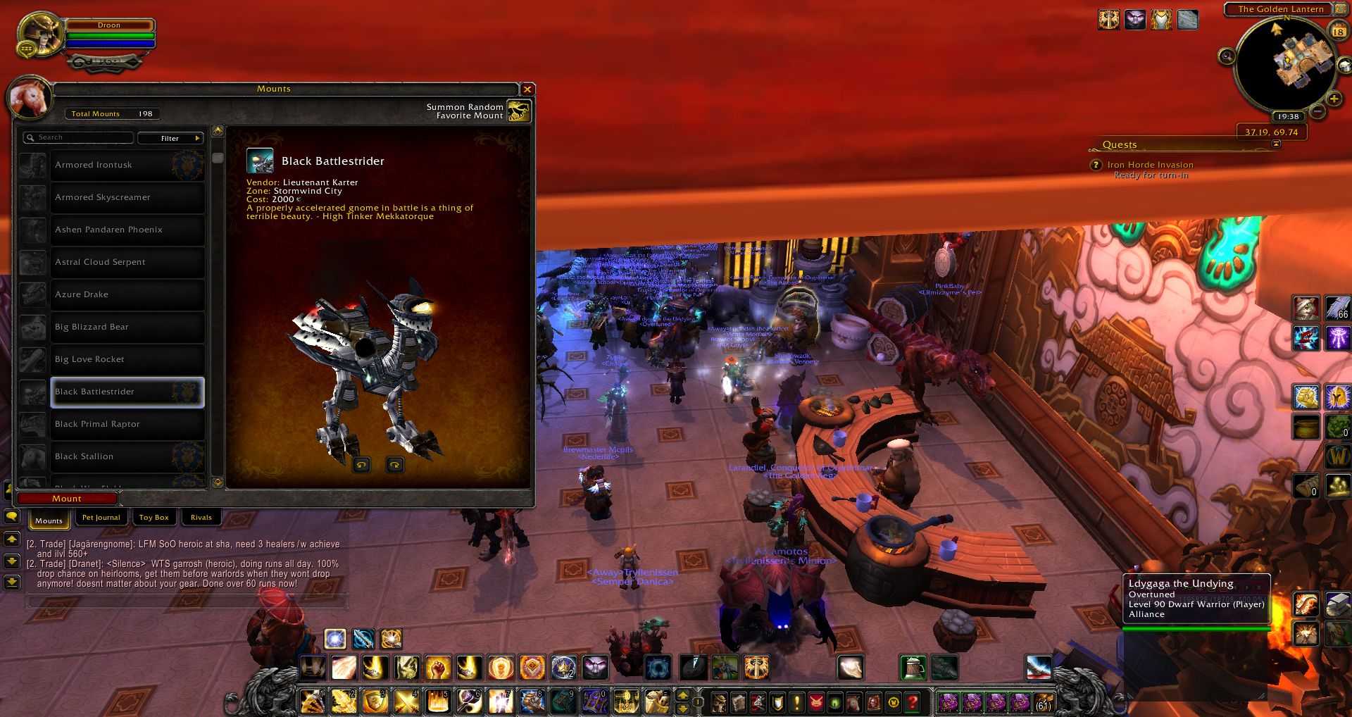 Black Battlestrider wow