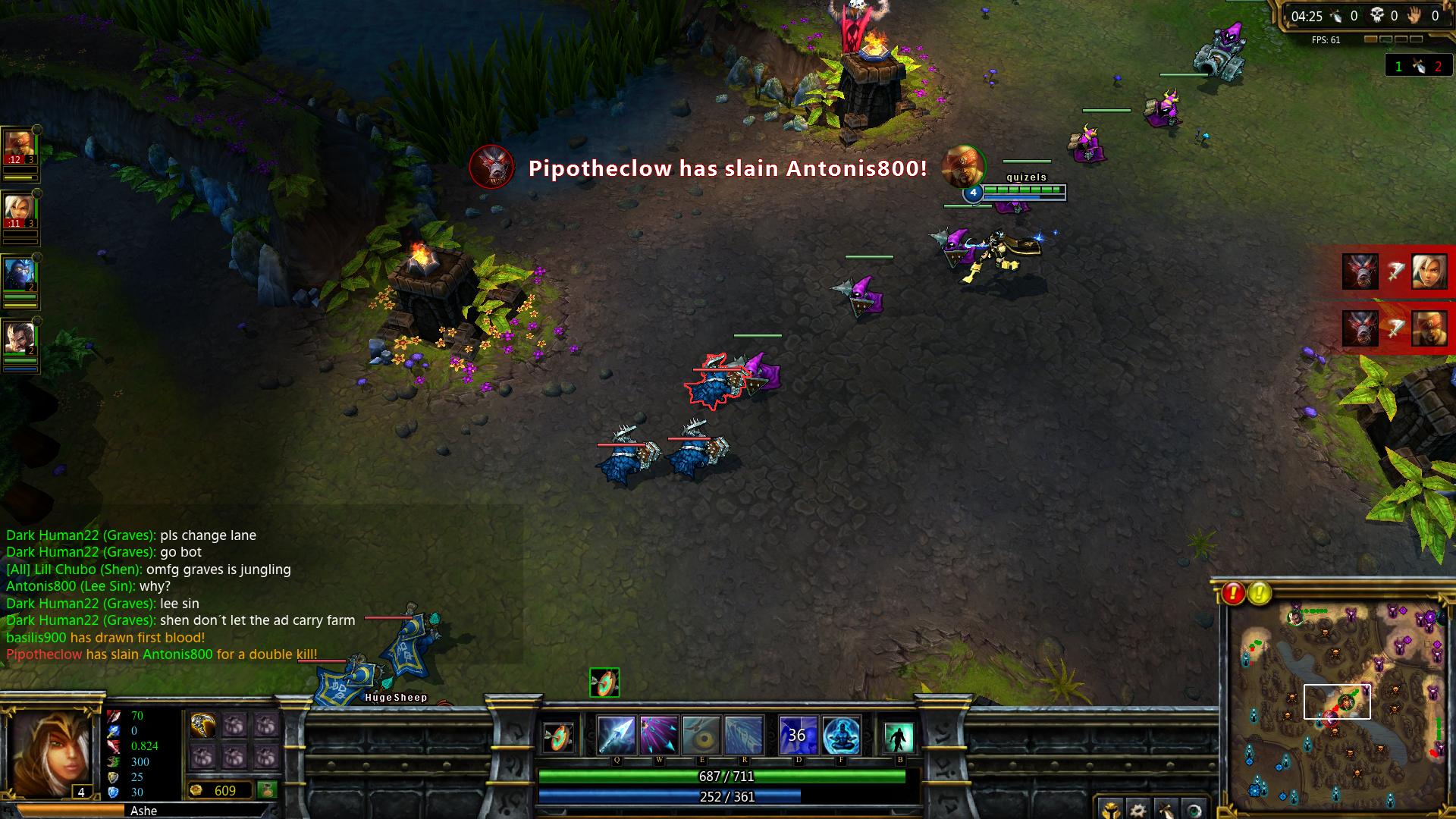 League of Legends ganking lol