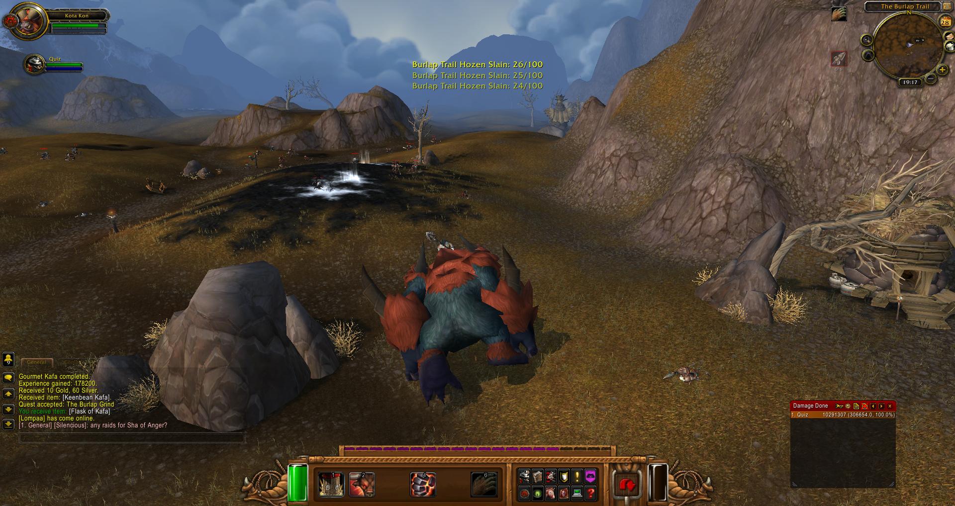 Burlap Trail Hozen Slain wow