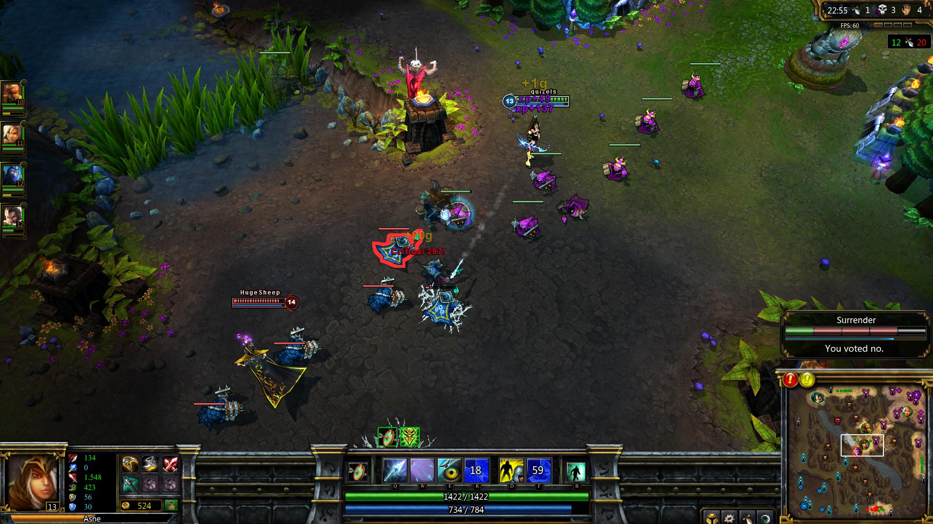 League of Legends surrender lol