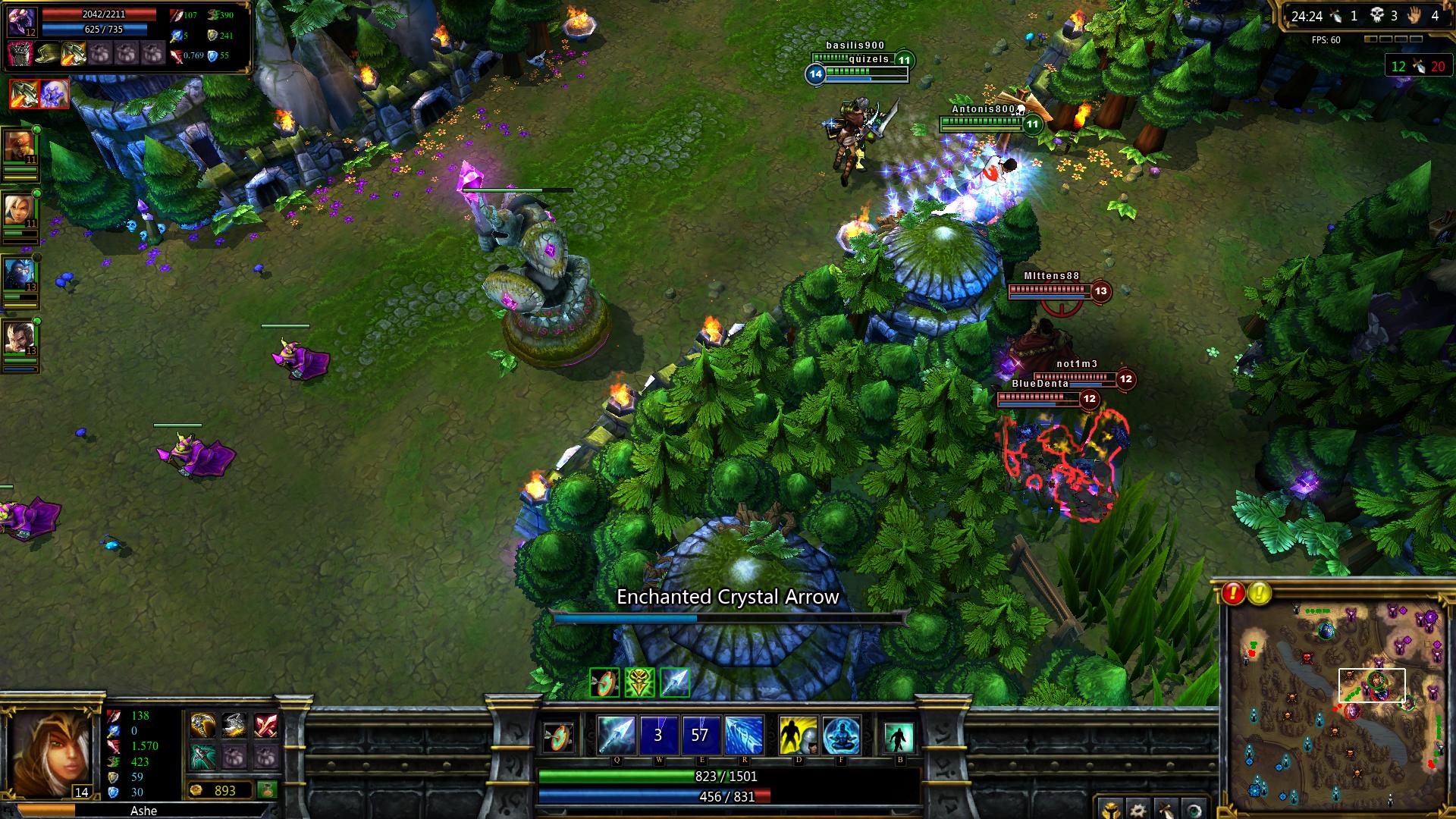 lol ashe enchanted crystal arrow lol