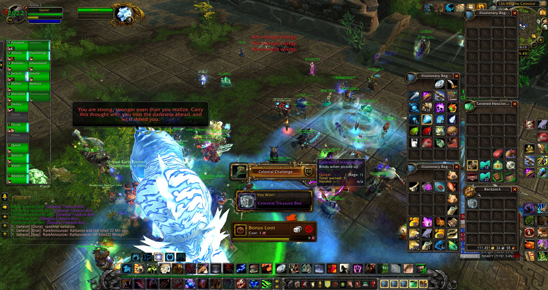 Celestial Challenge wow