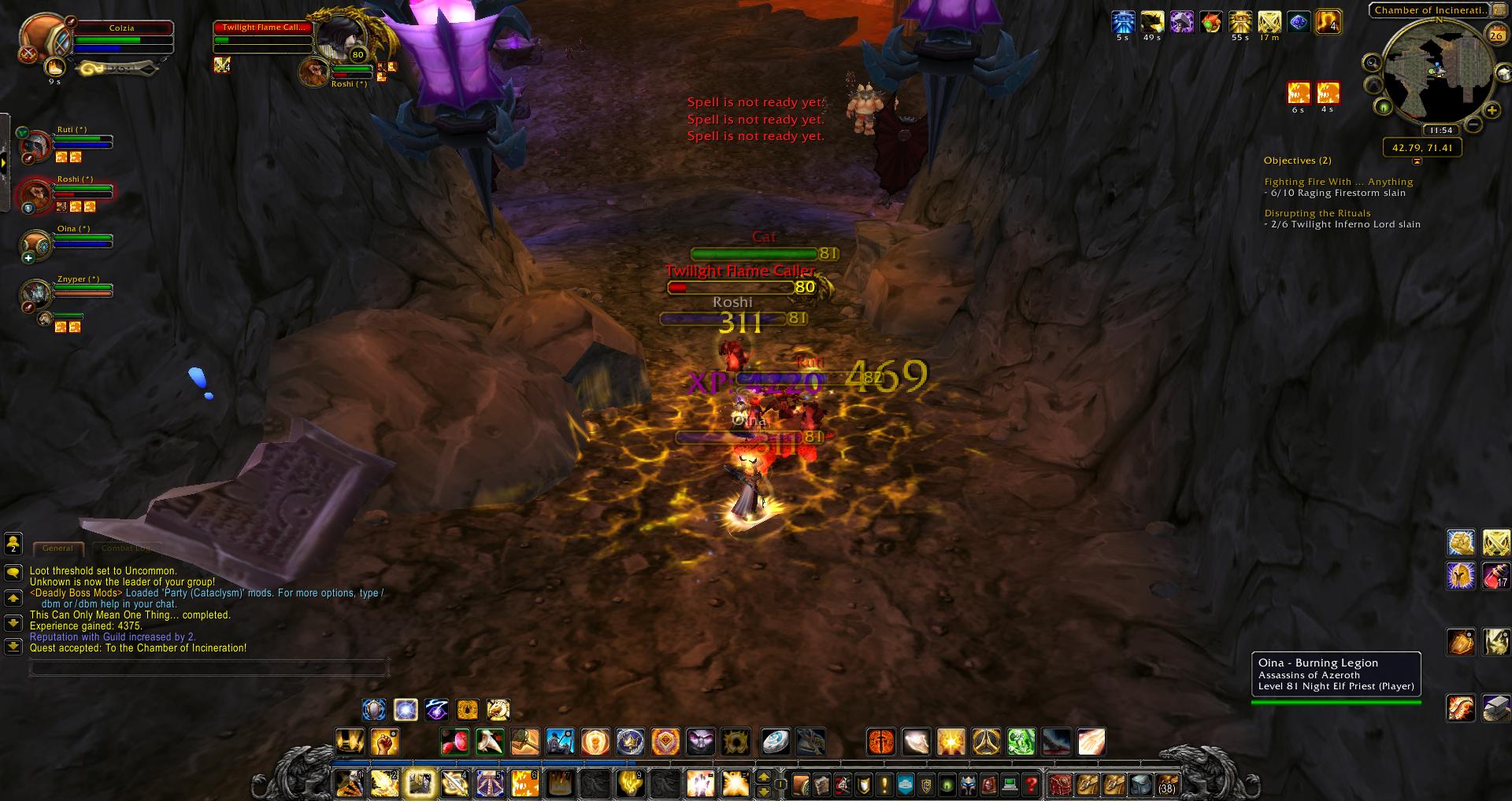 Chamber of Incineration wow