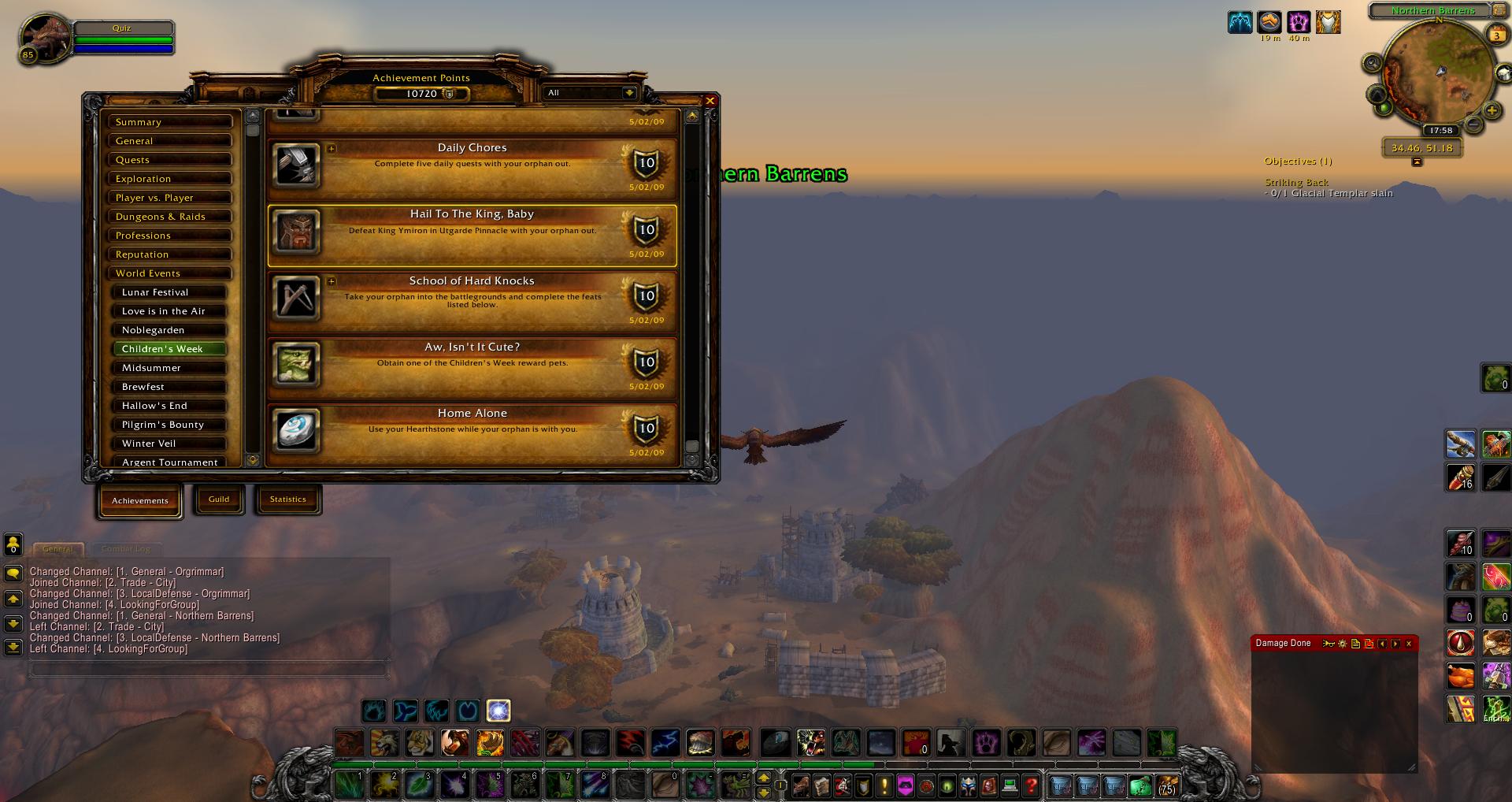 Children's Week achievements wow