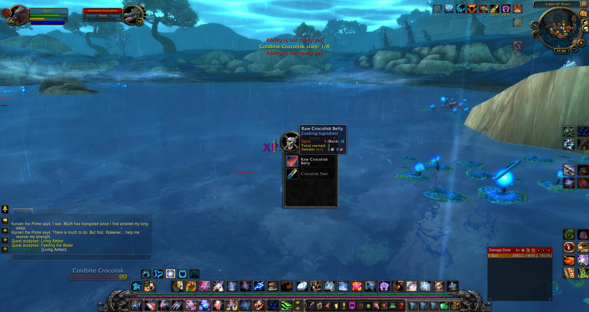 Coldbite Crocolisk slain wow