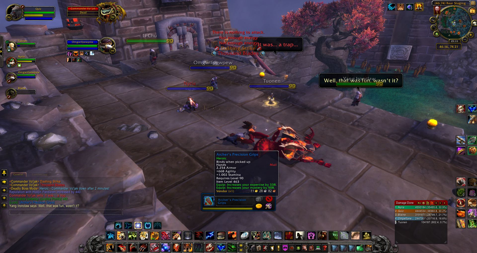Commandor vo'jak wow