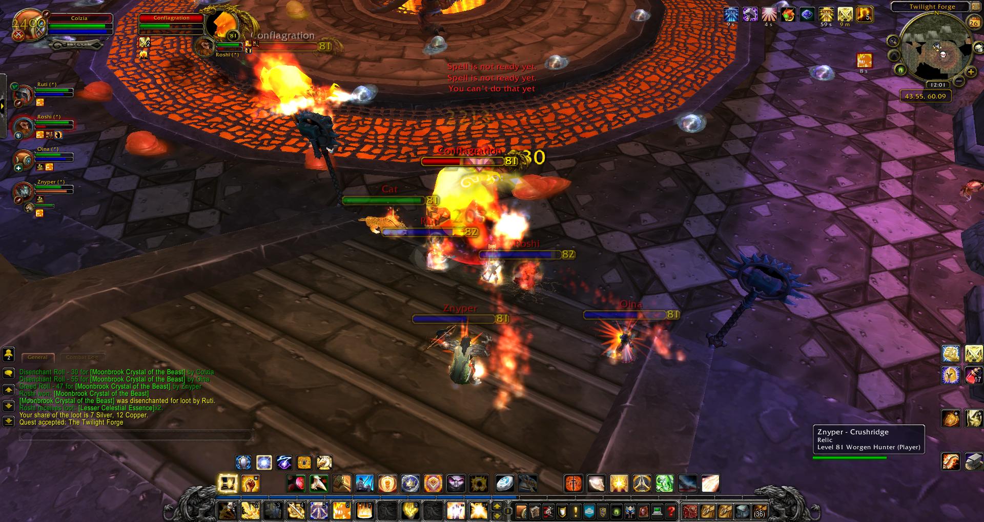 Conflagration Blackrock Caverns wow