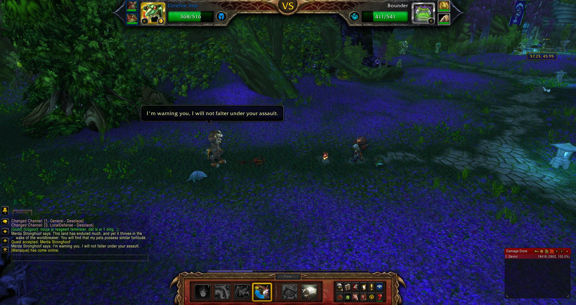 Corefire Imp wow