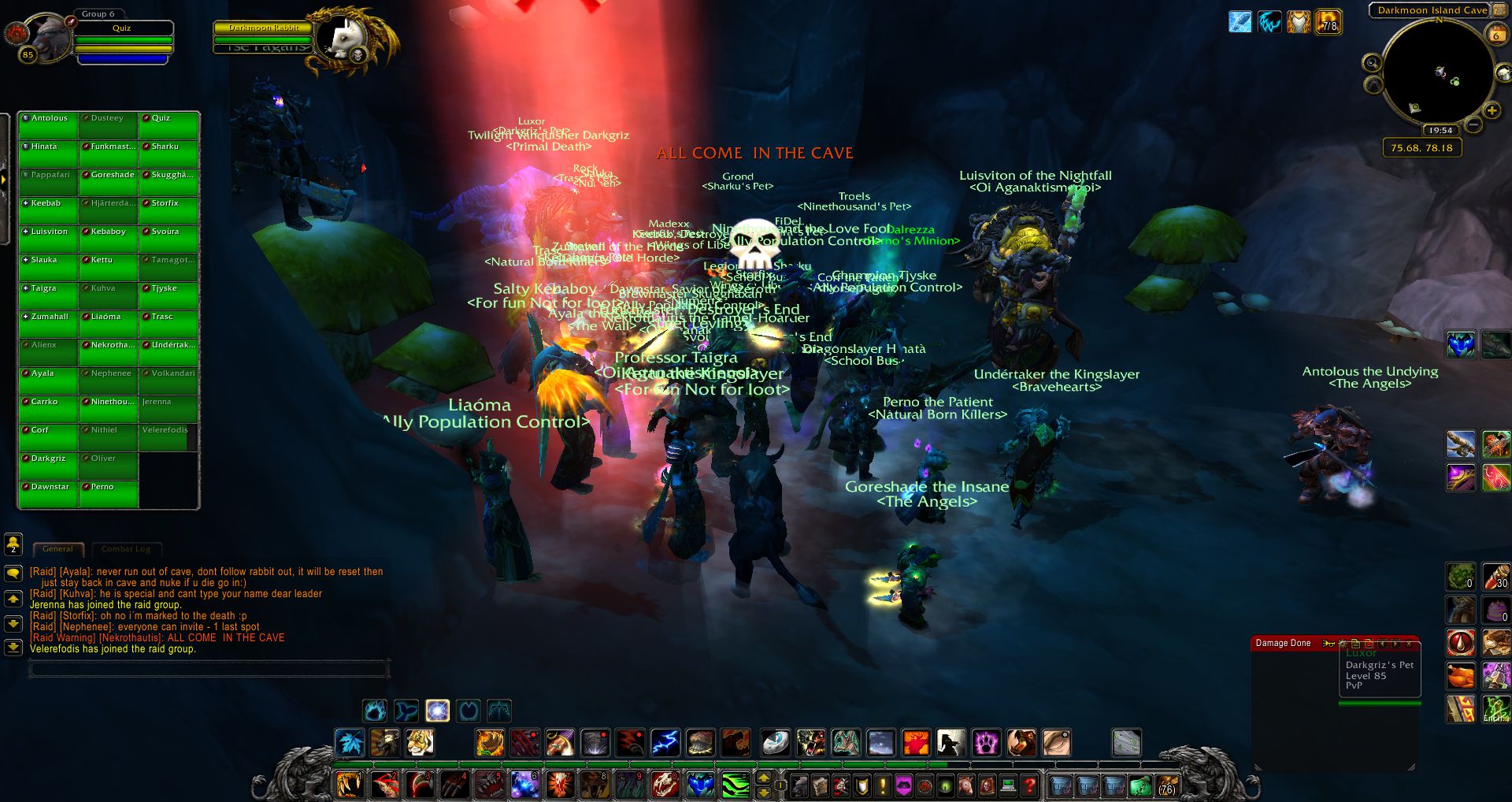 Darkmoon Island Cave wow