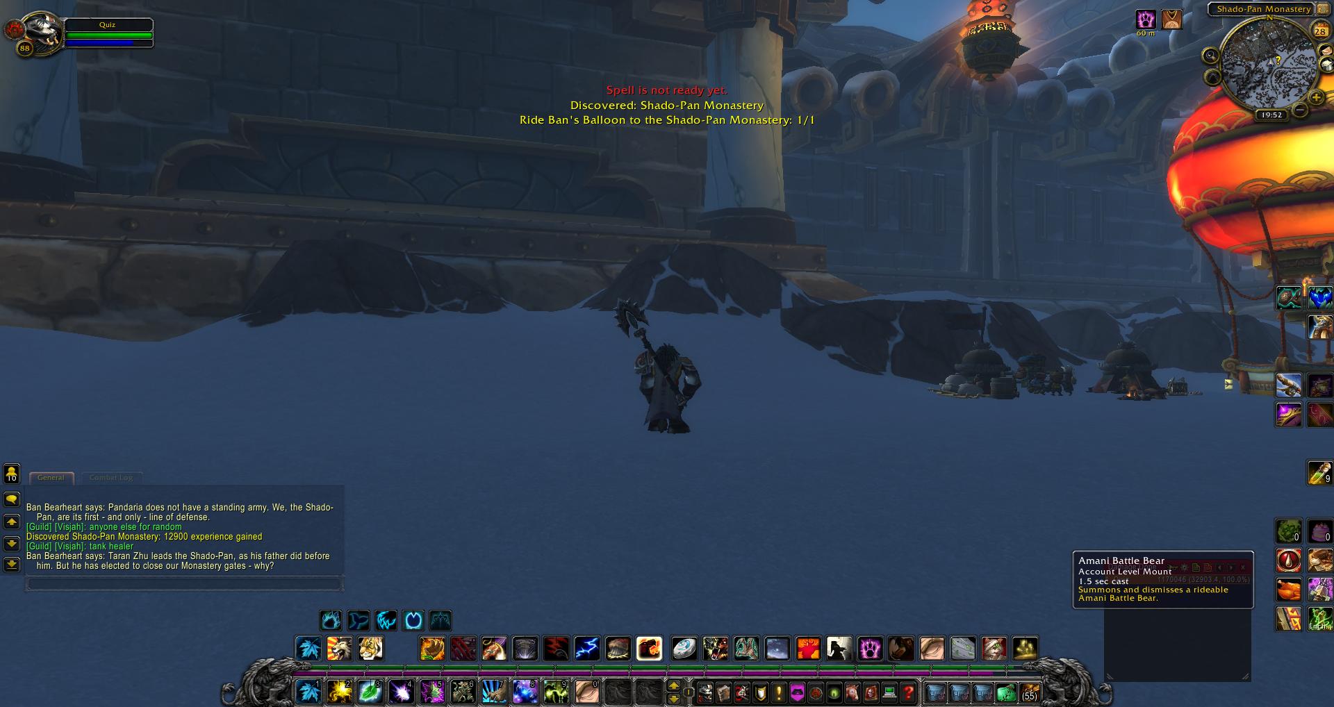 Discovered Shado Pan Monastery wow