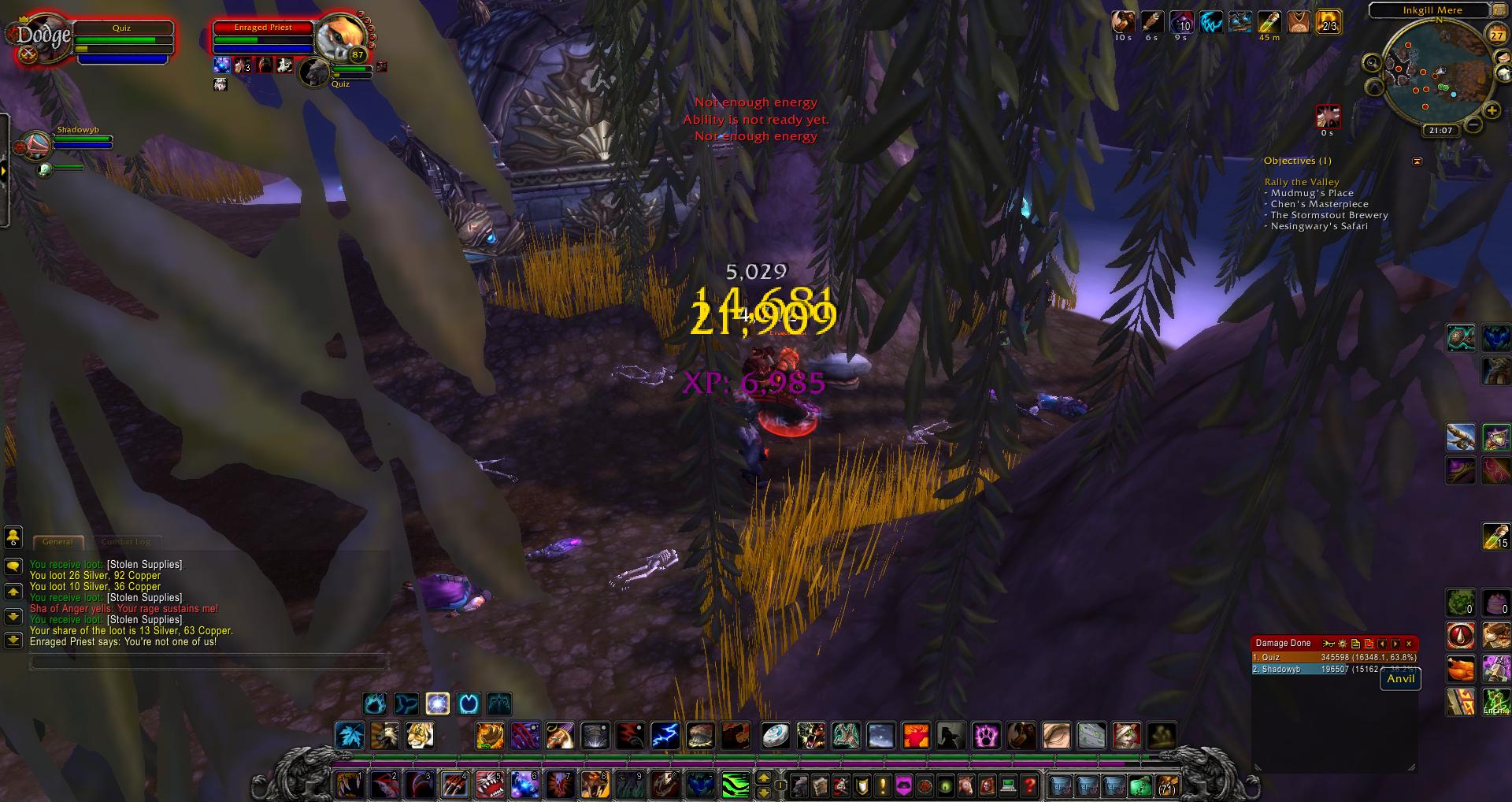 Enraged Priest wow