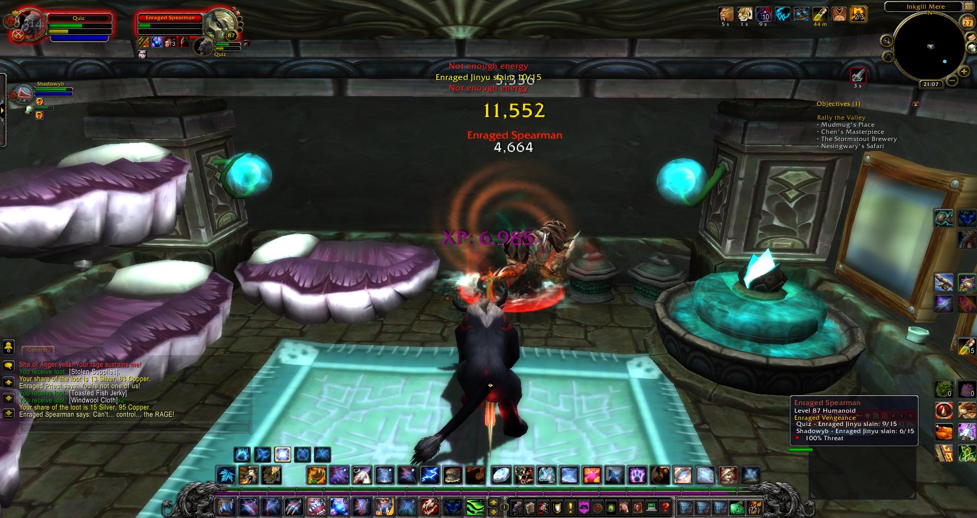 Enraged Spearman wow