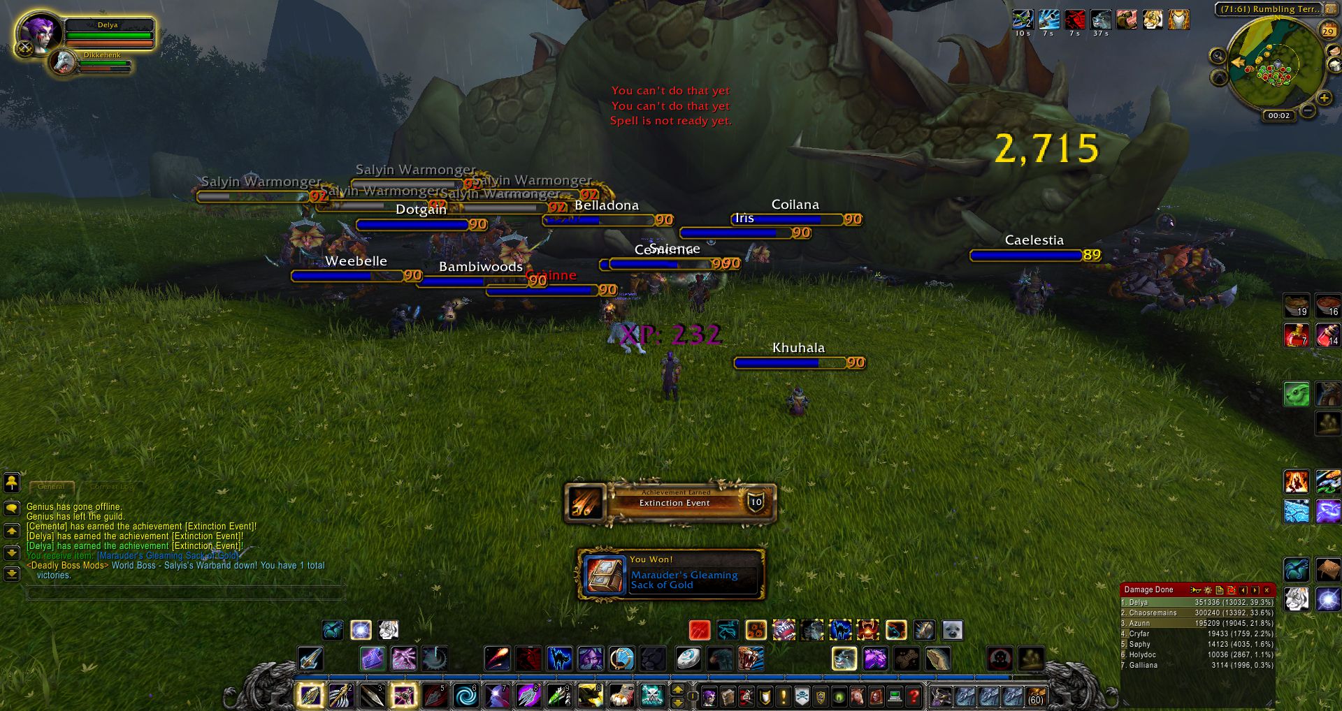 Extinction Event wow