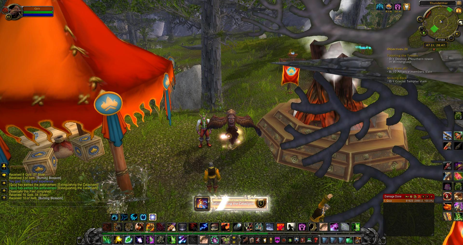 Extinguishing the Cataclysm wow