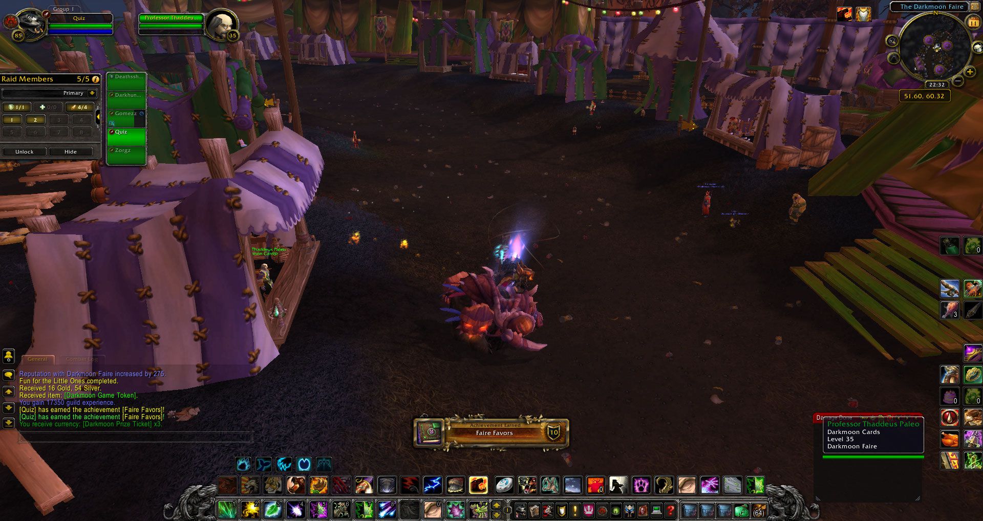 Faire Favors achievement wow