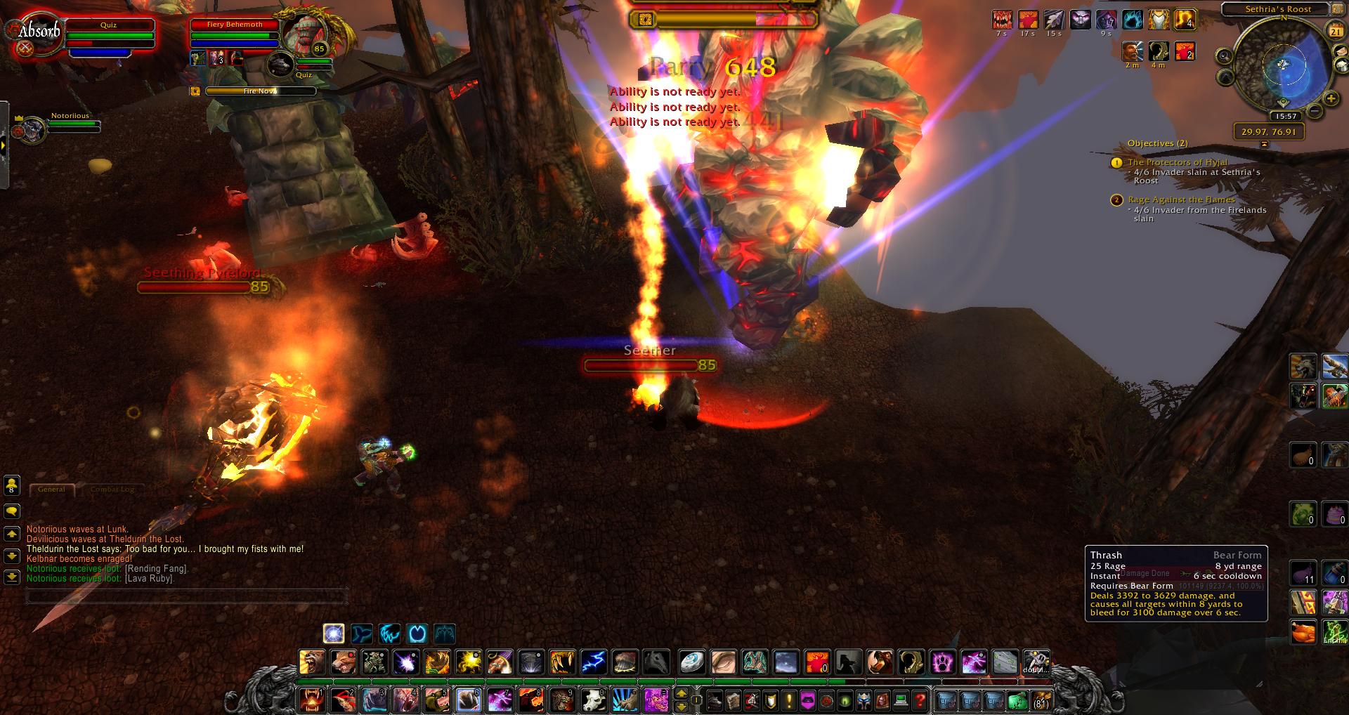 Fiery Behemoth wow