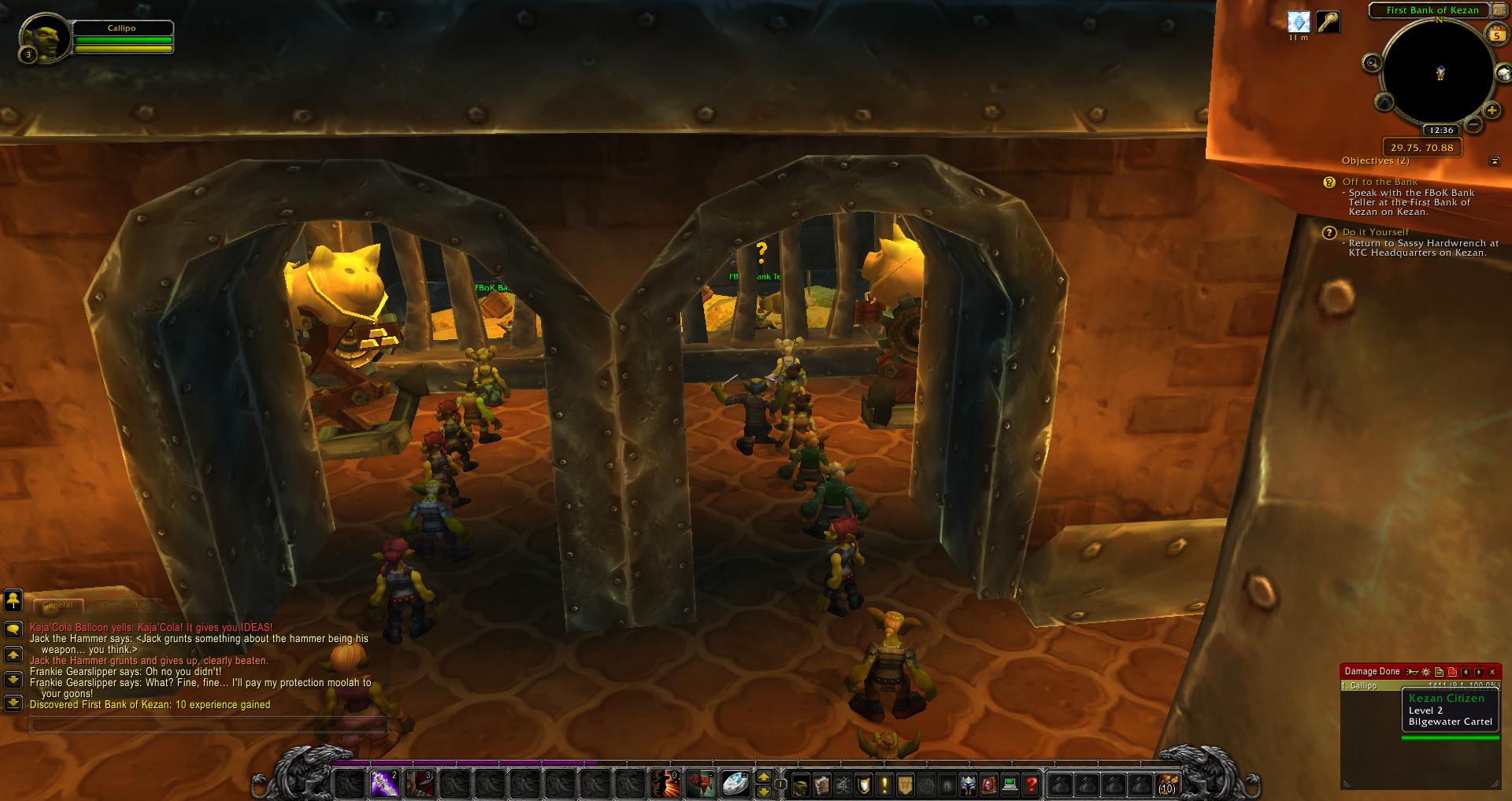 First Bank of Kezan wow