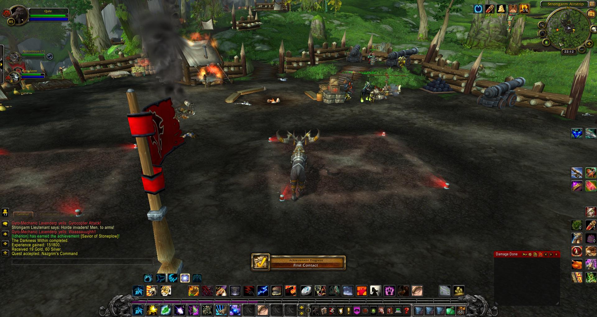 First Contact achievement wow