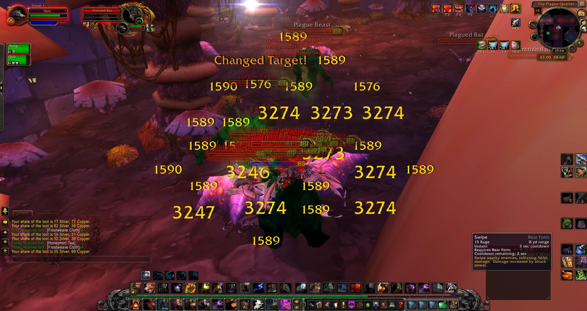Frenzied Bat Naxxramas wow
