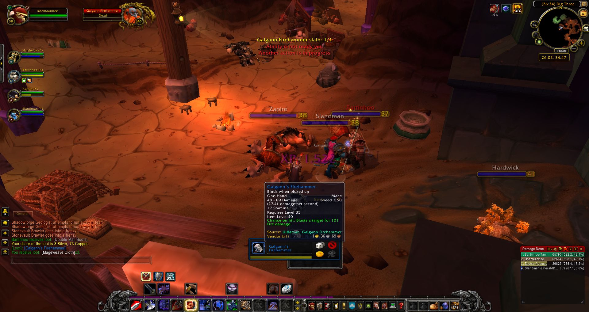 Galgann Firehammer slain wow