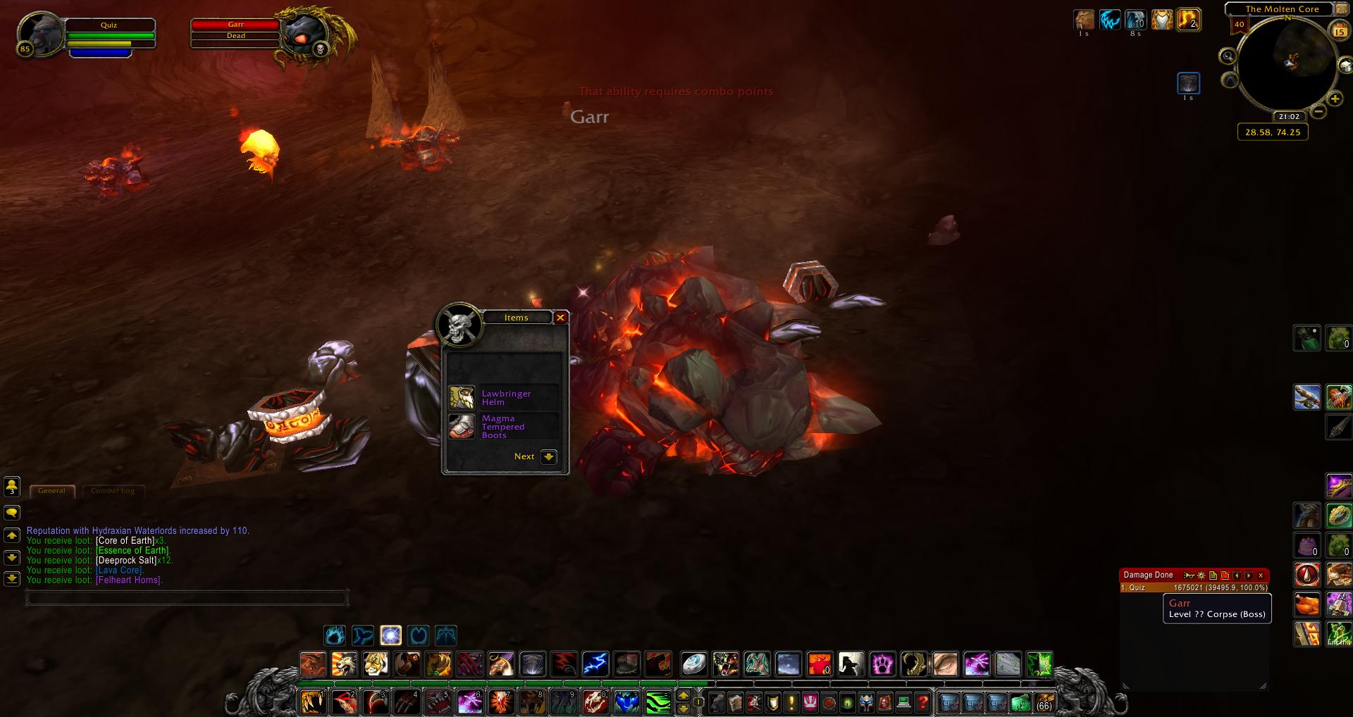 Garr loot wow