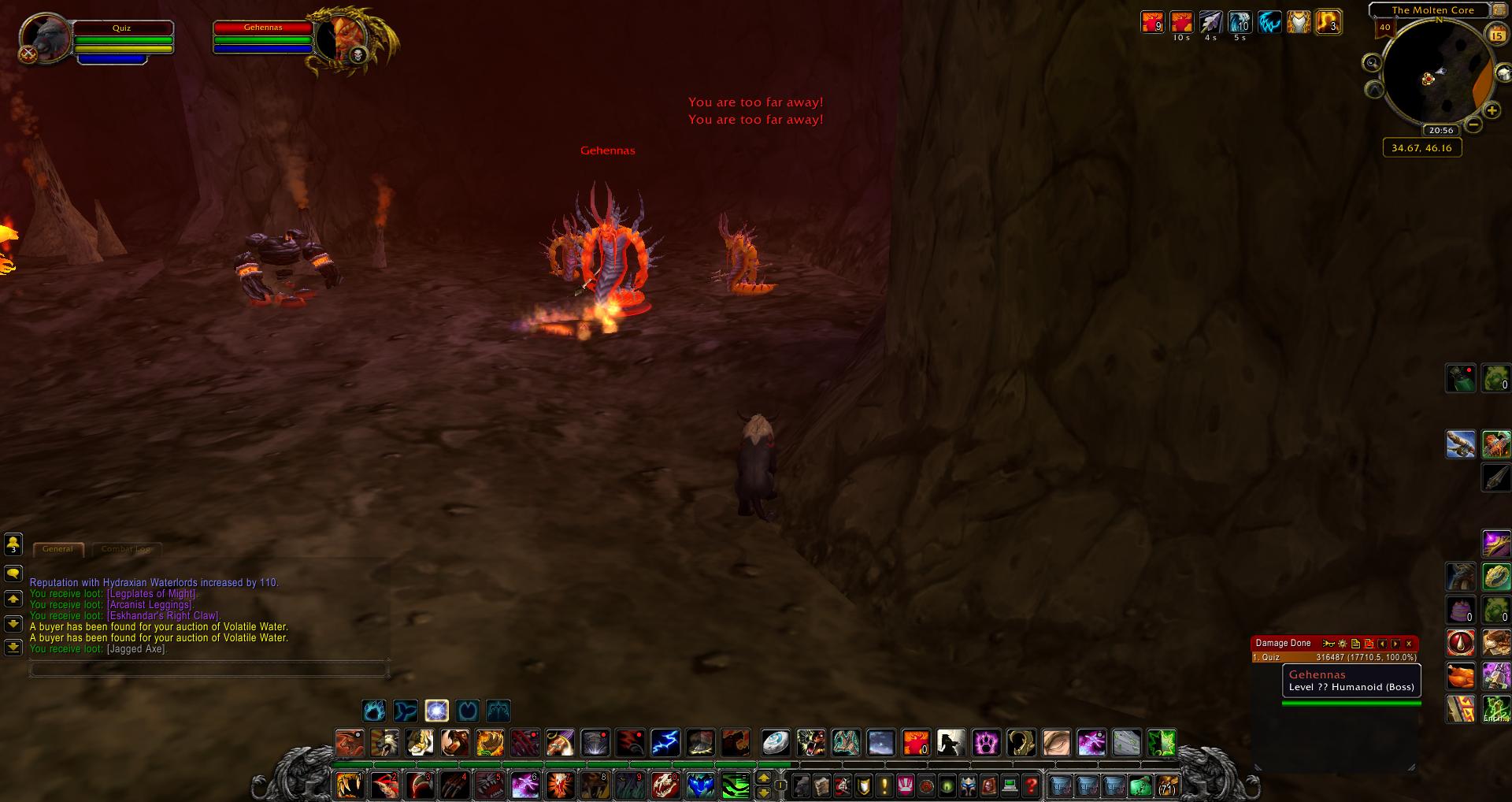 Gehennas Molten Core wow
