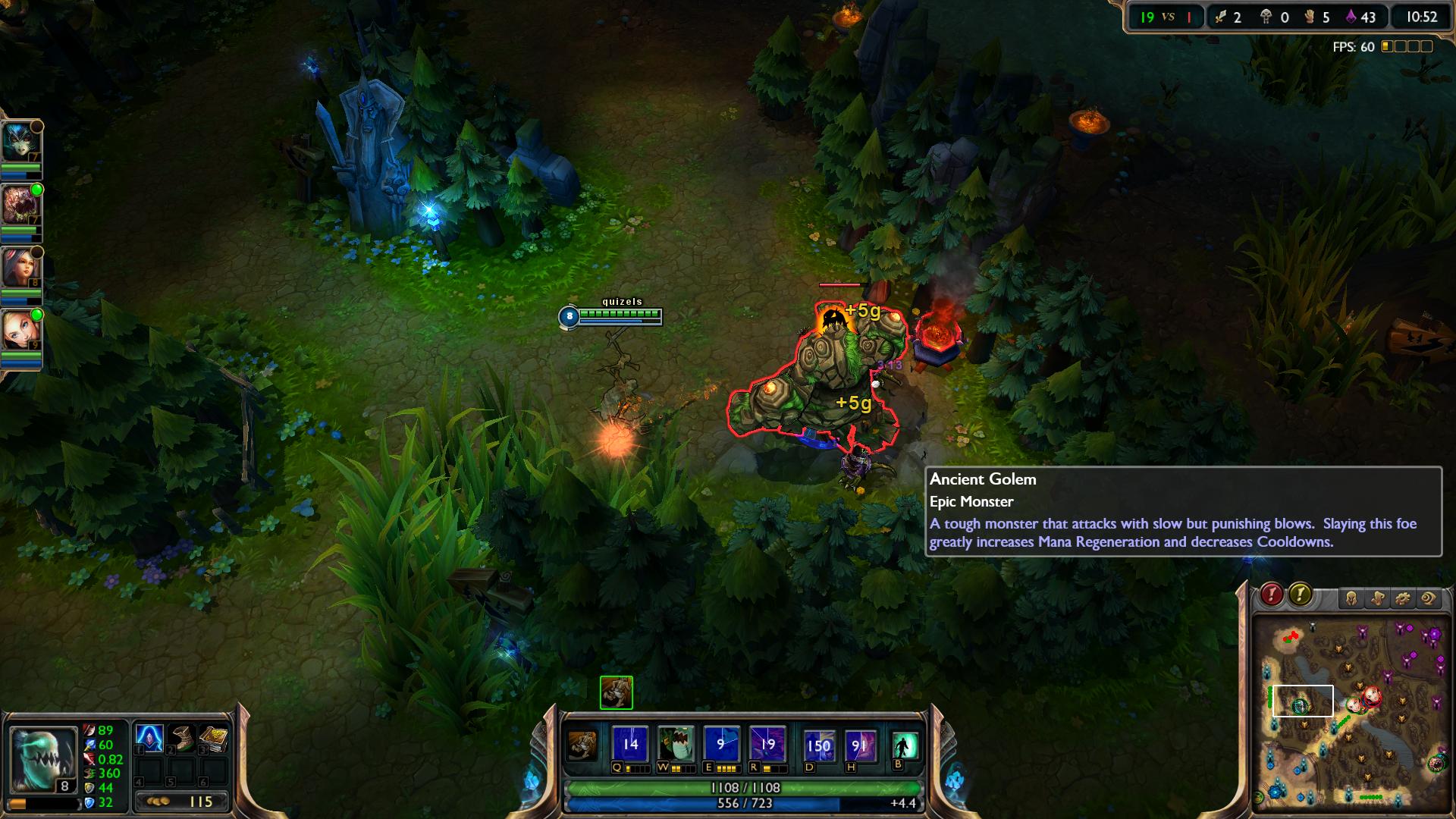 Ancient Golem Fiddlesticks lol