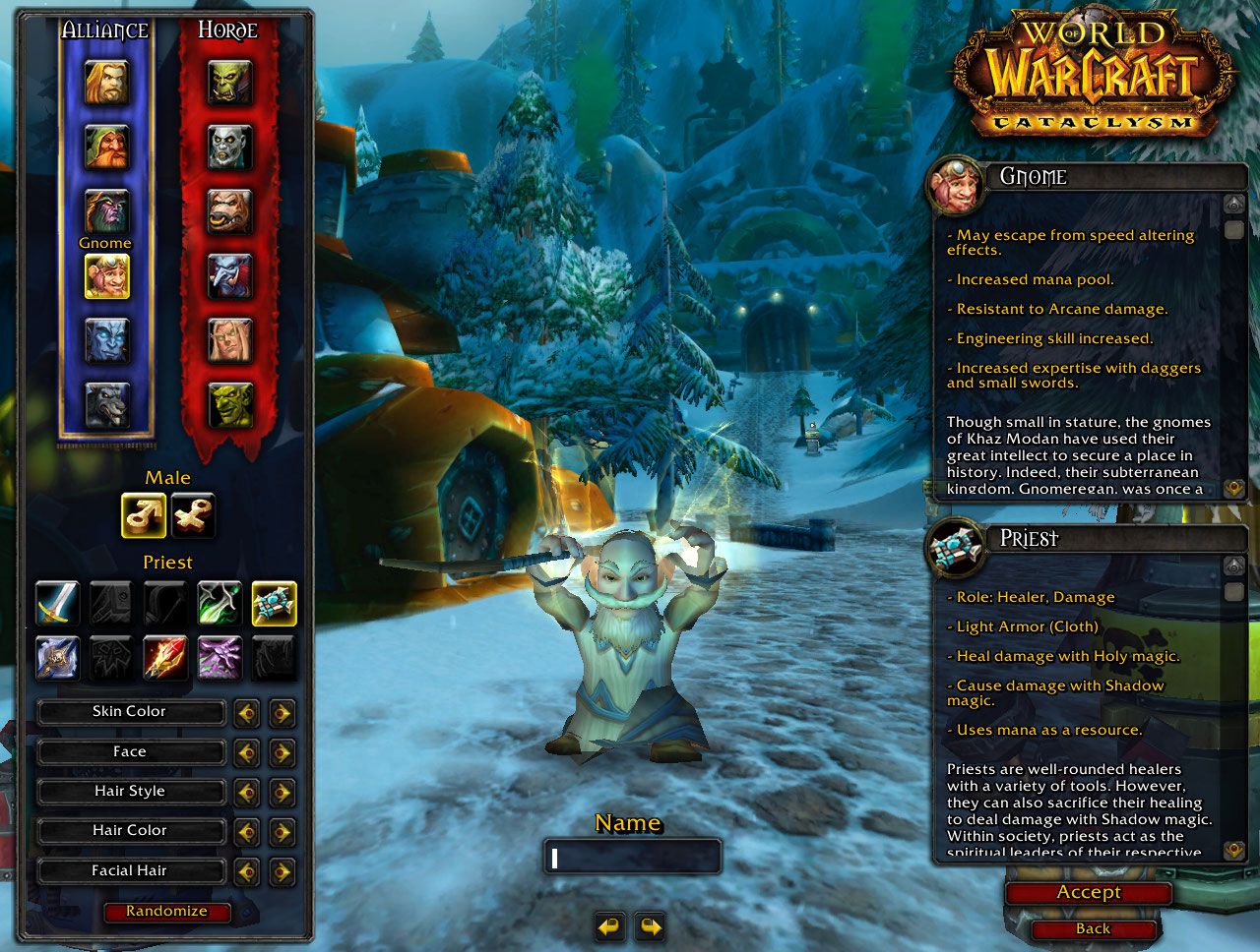 Gnome Priest wow