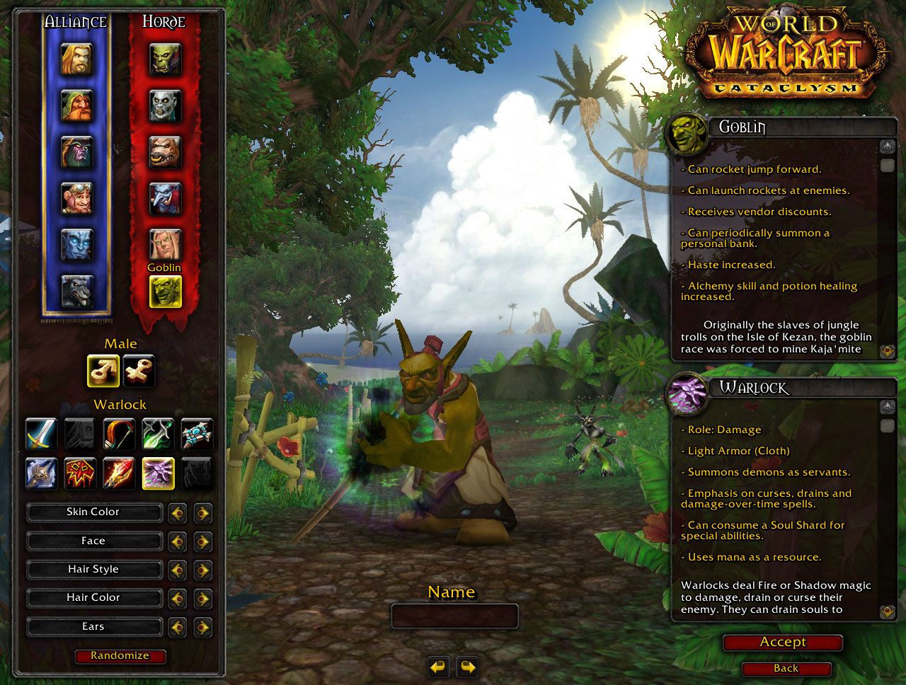 Goblin Warlock wow