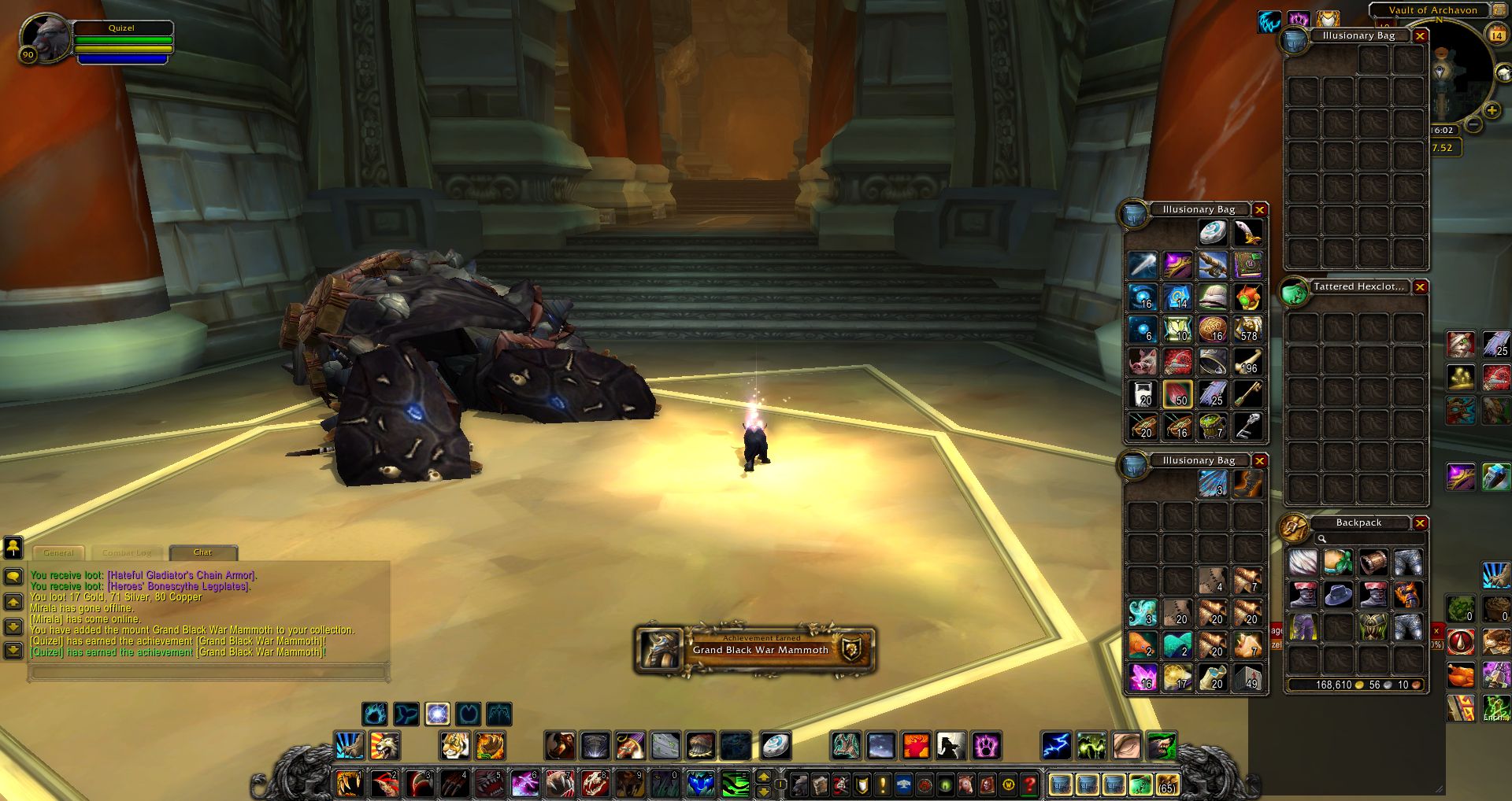 Grand Black War Mammoth drop wow