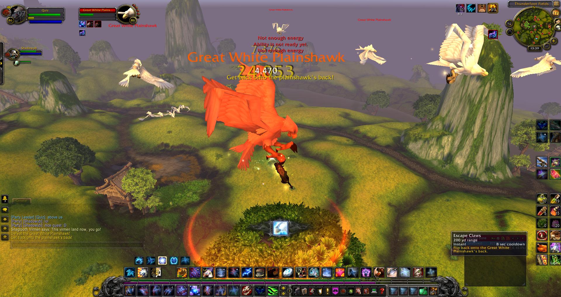 Great White Plainshawk wow