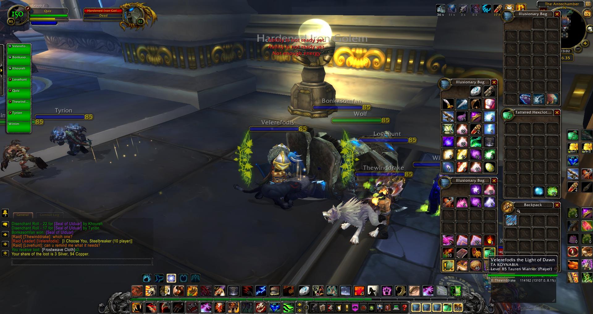 Hardened Iron Golem wow wow