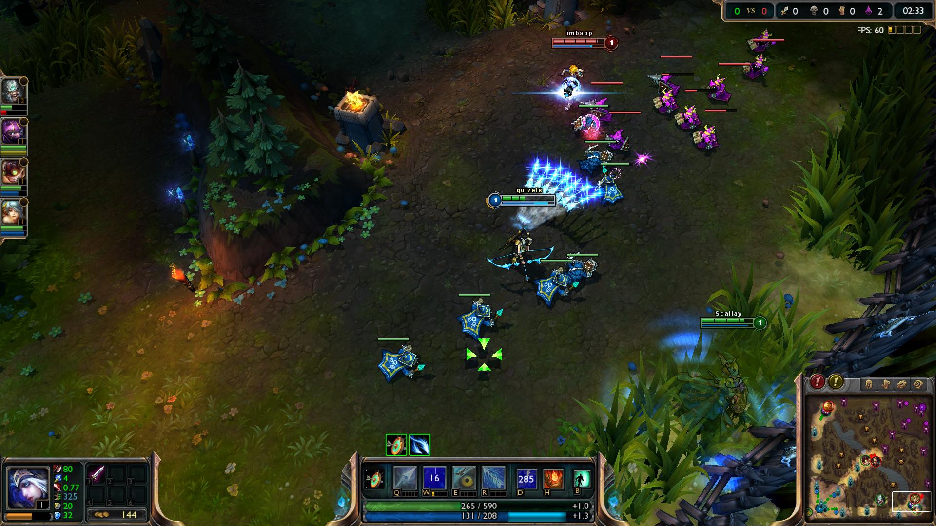 Ashe lol Volley lol