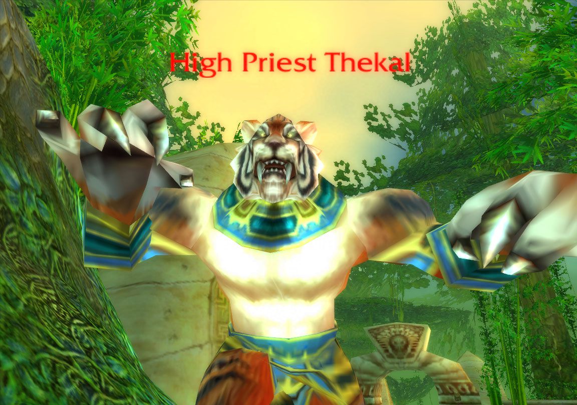 High Priest Thekal tiger form wow