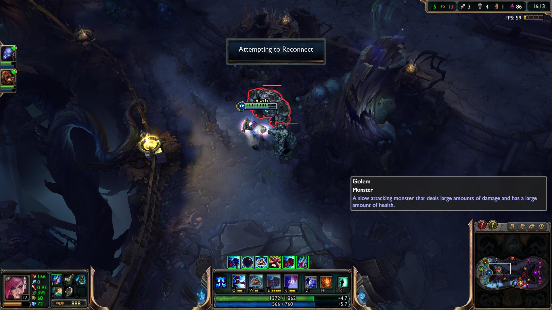 Attempting to Reconnect lol