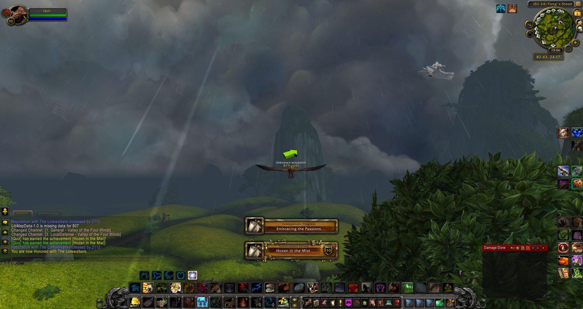 Hozen in the Mist wow