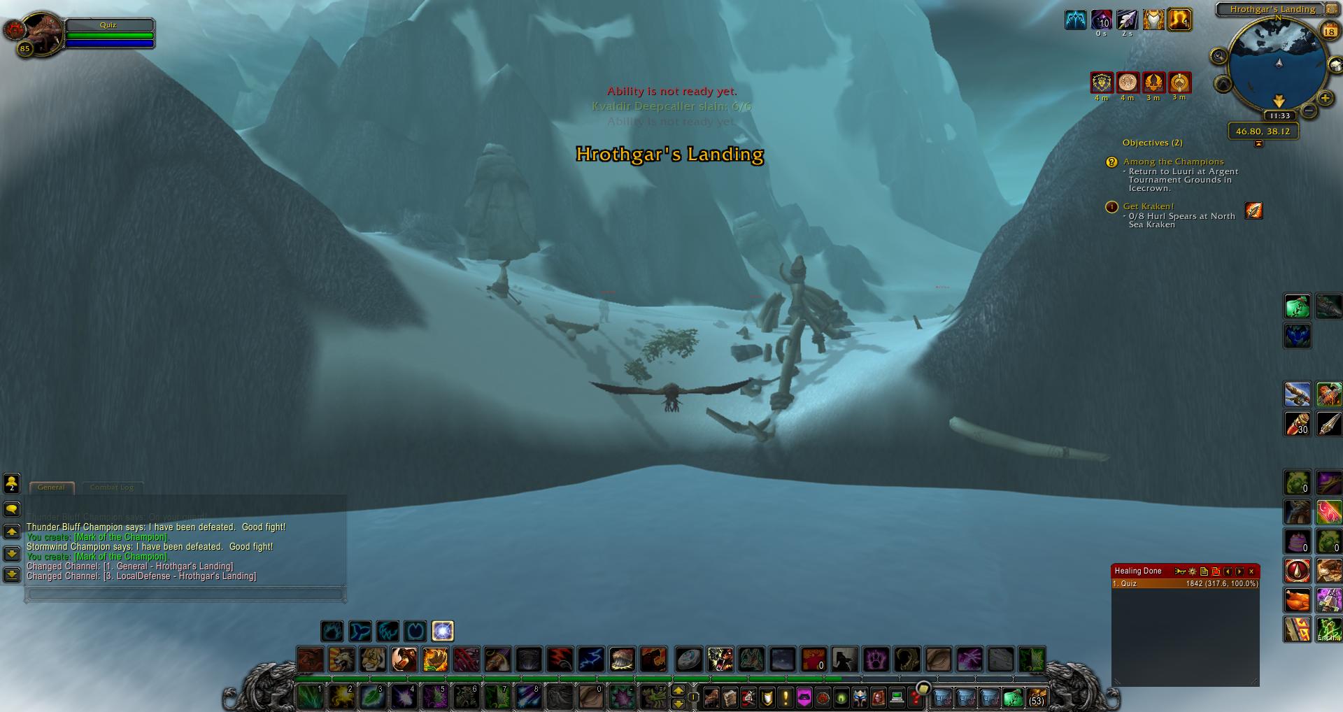 Hrothgar's Landing wow screenshot