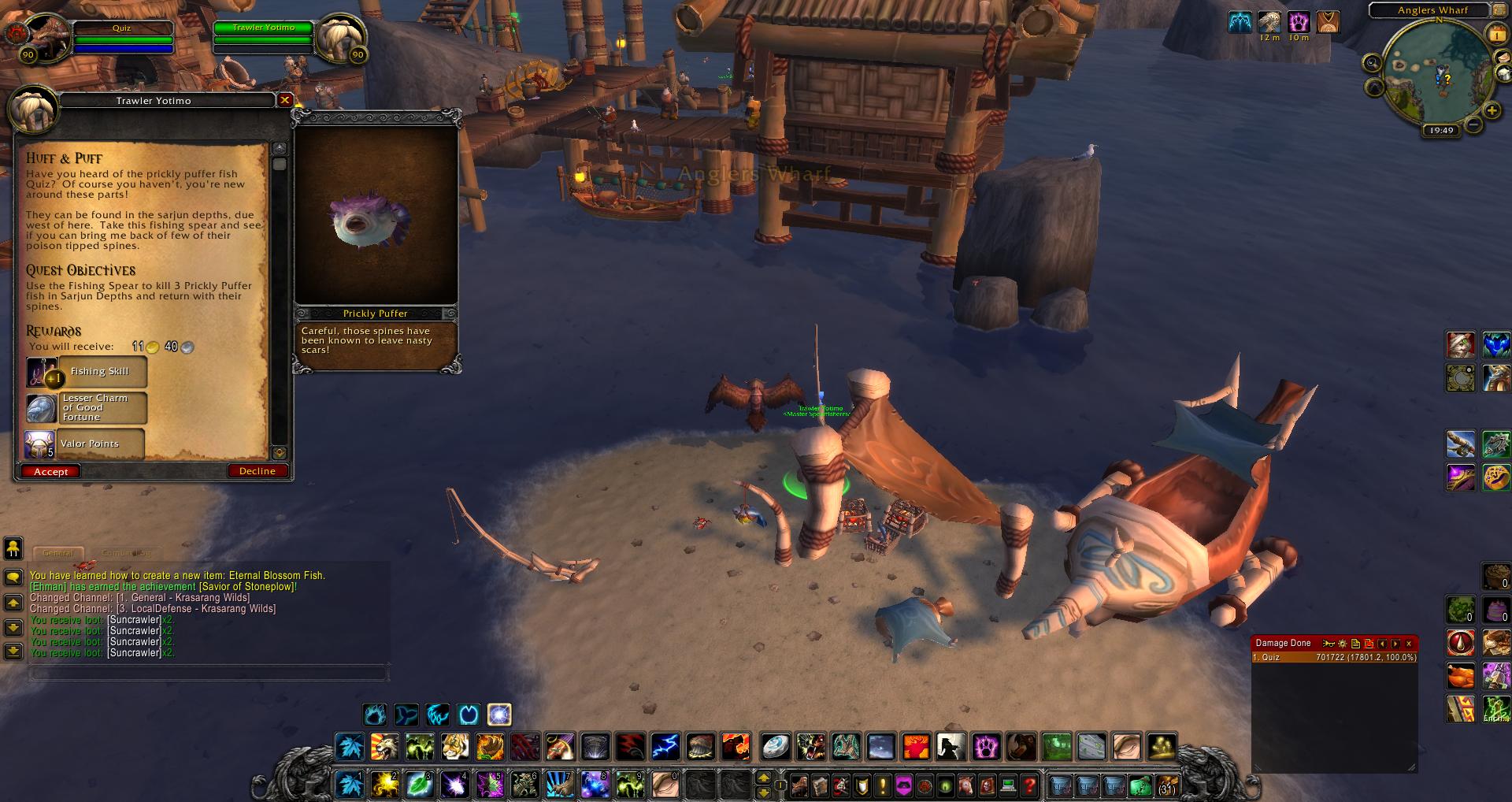 Huff and Puff quest wow