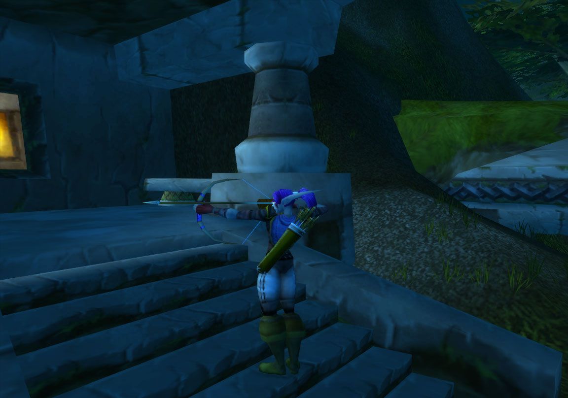 Hunter questing in Wetlands wow