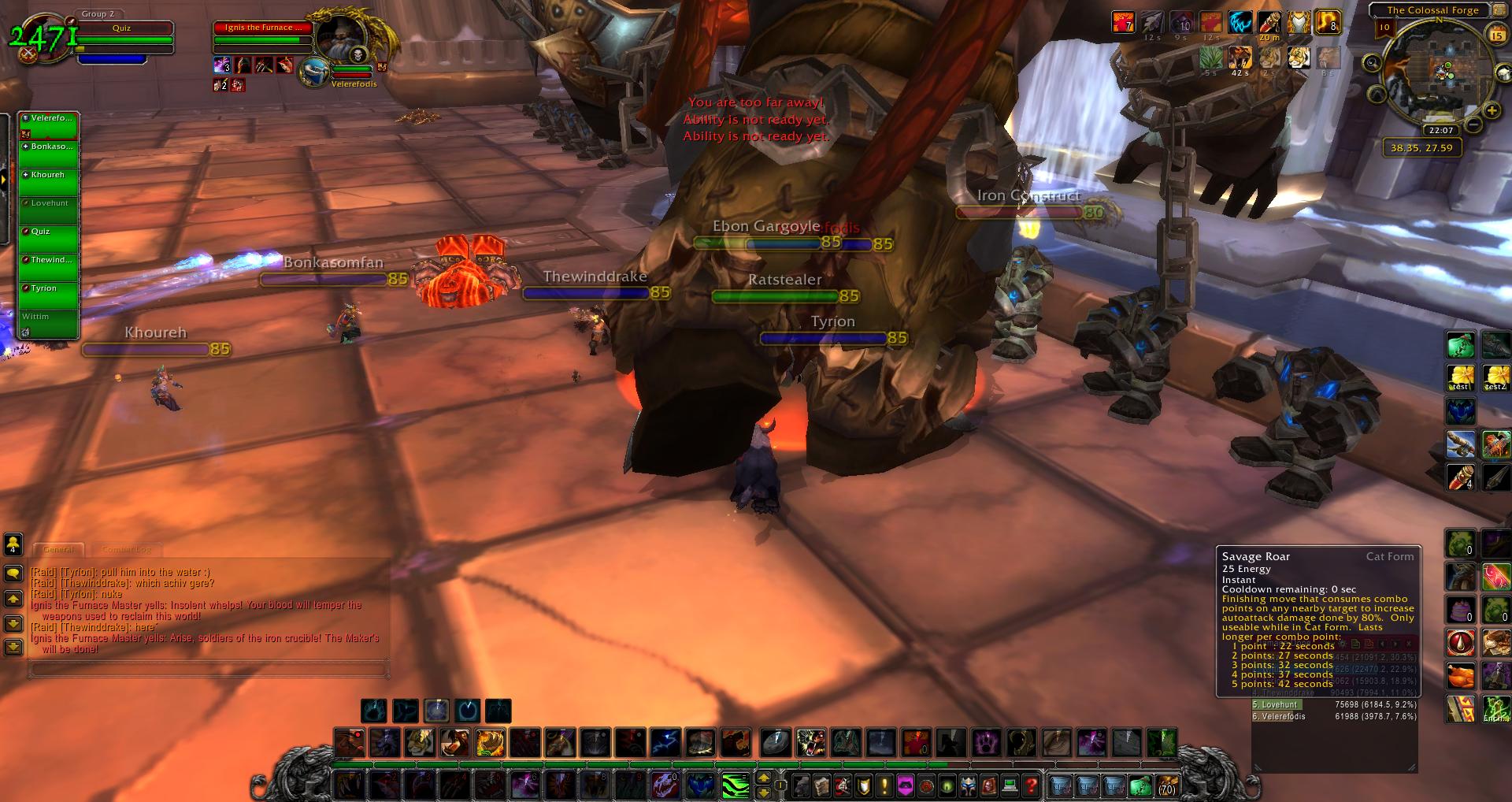 Ignis the Furnace Master wow