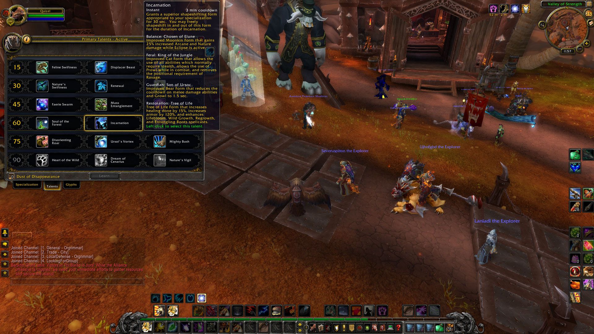 Incarnation druid wow
