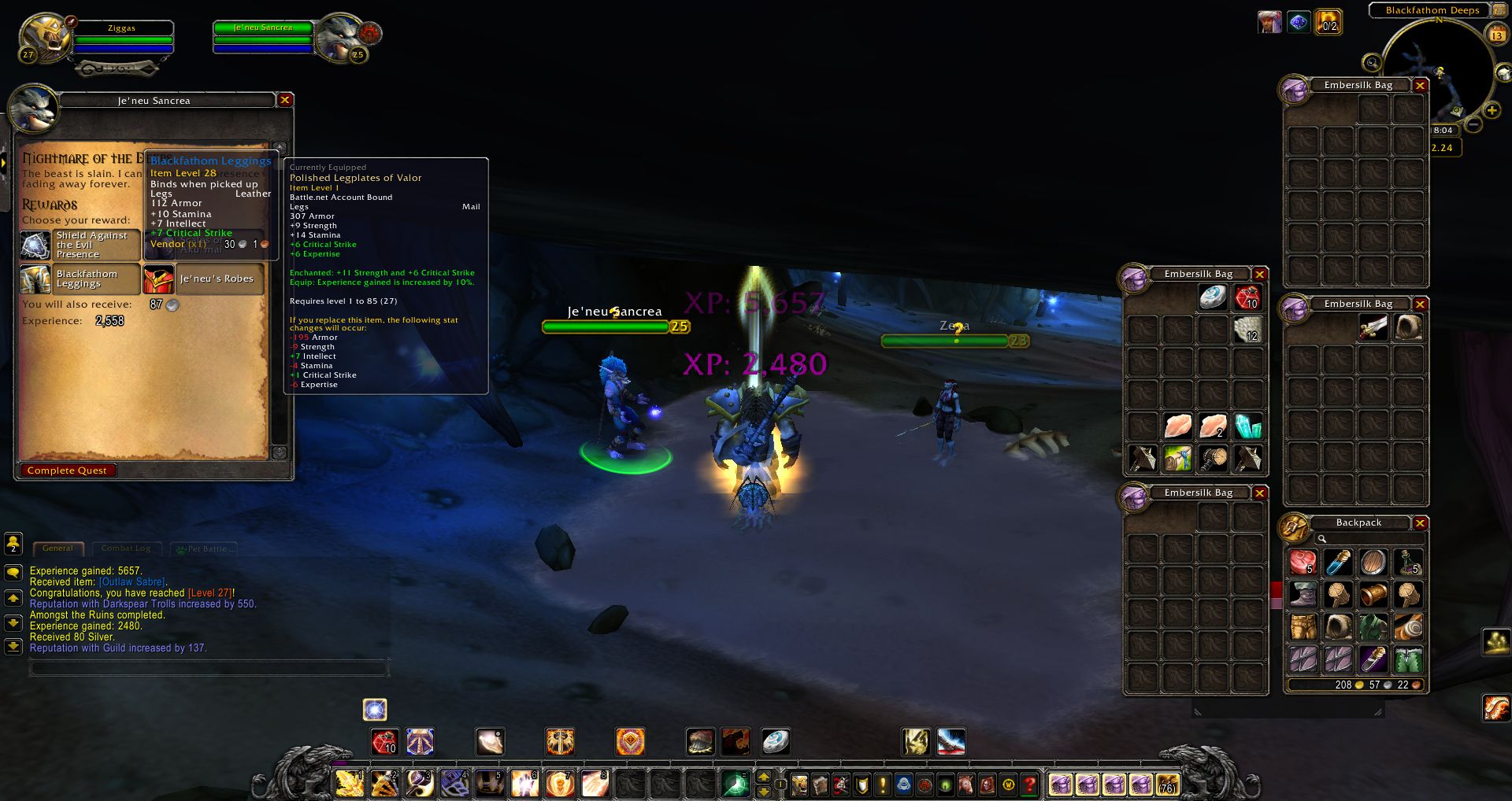 Je'neu Sancrea wow
