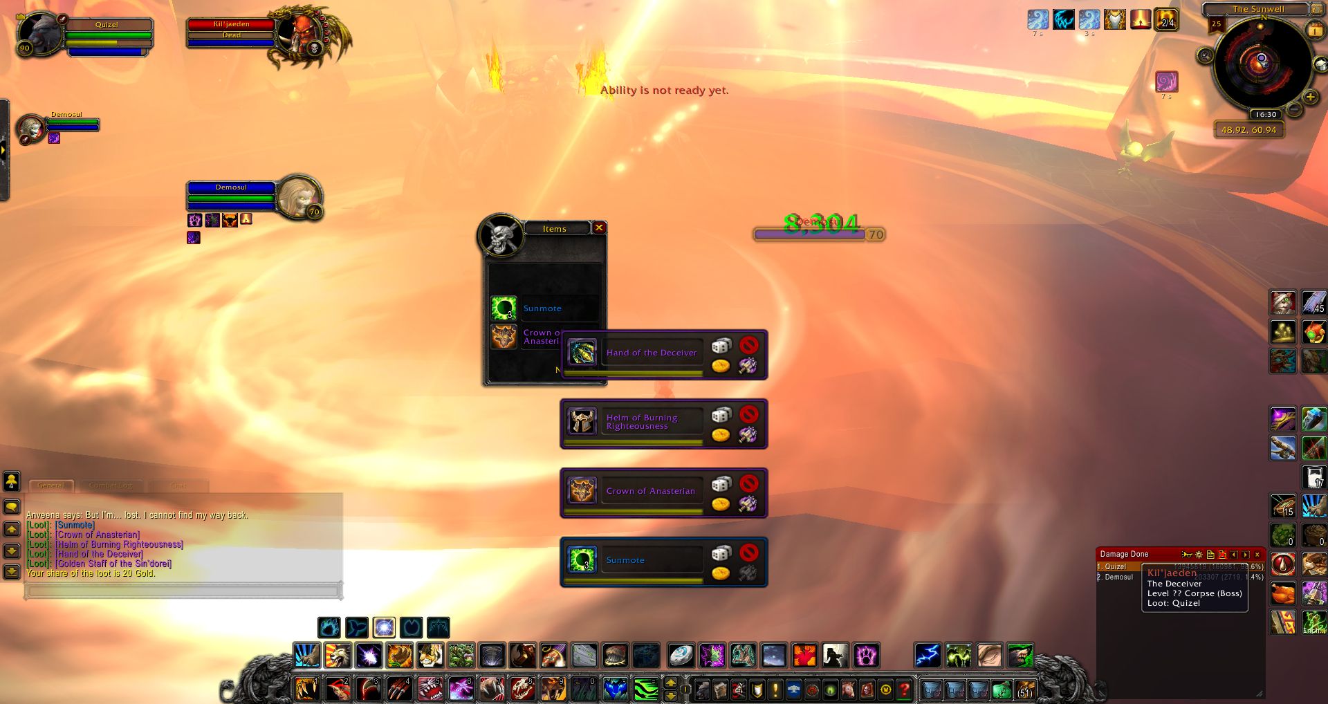 Kil'Jaeden slain wow