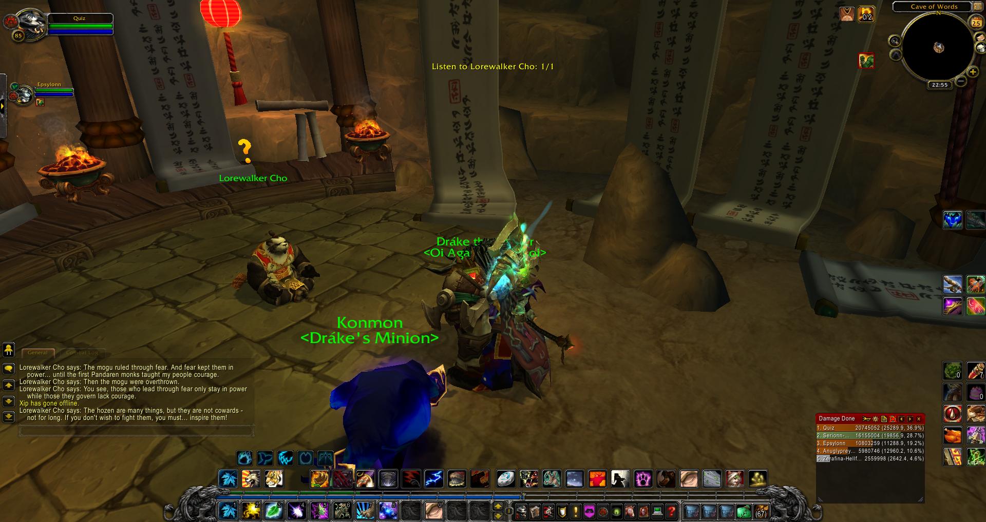 Listen to Lorewalker Cho wow