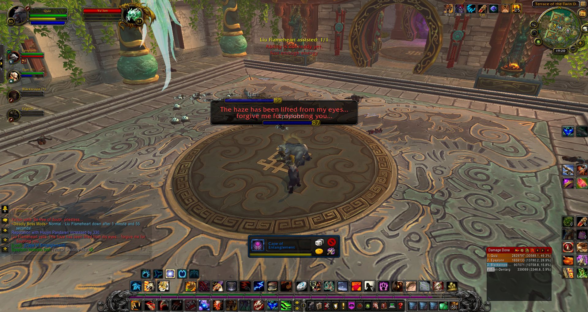 Liu Flameheart Assisted wow