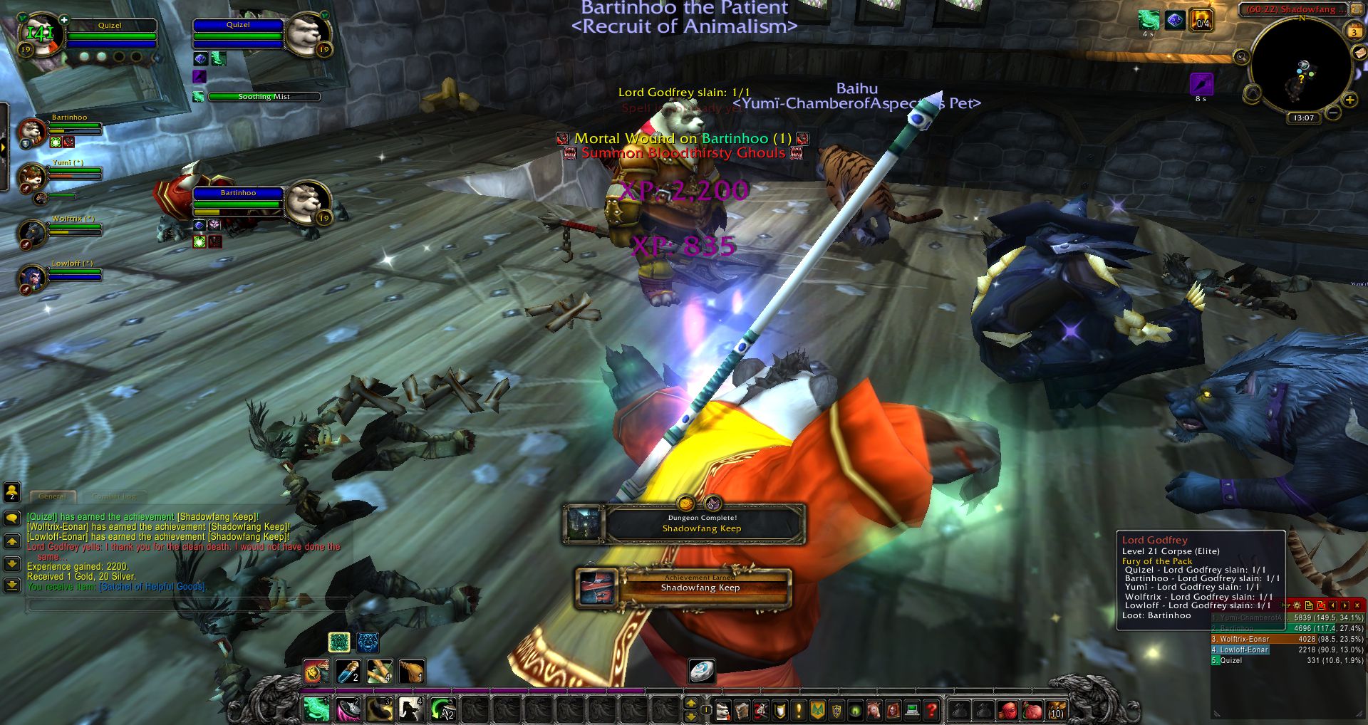 Lord Godfrey slain wow