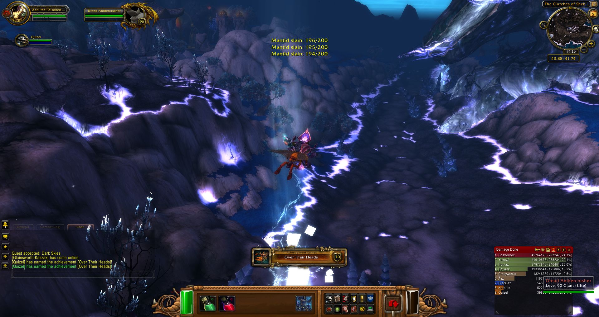Mantid slain wow