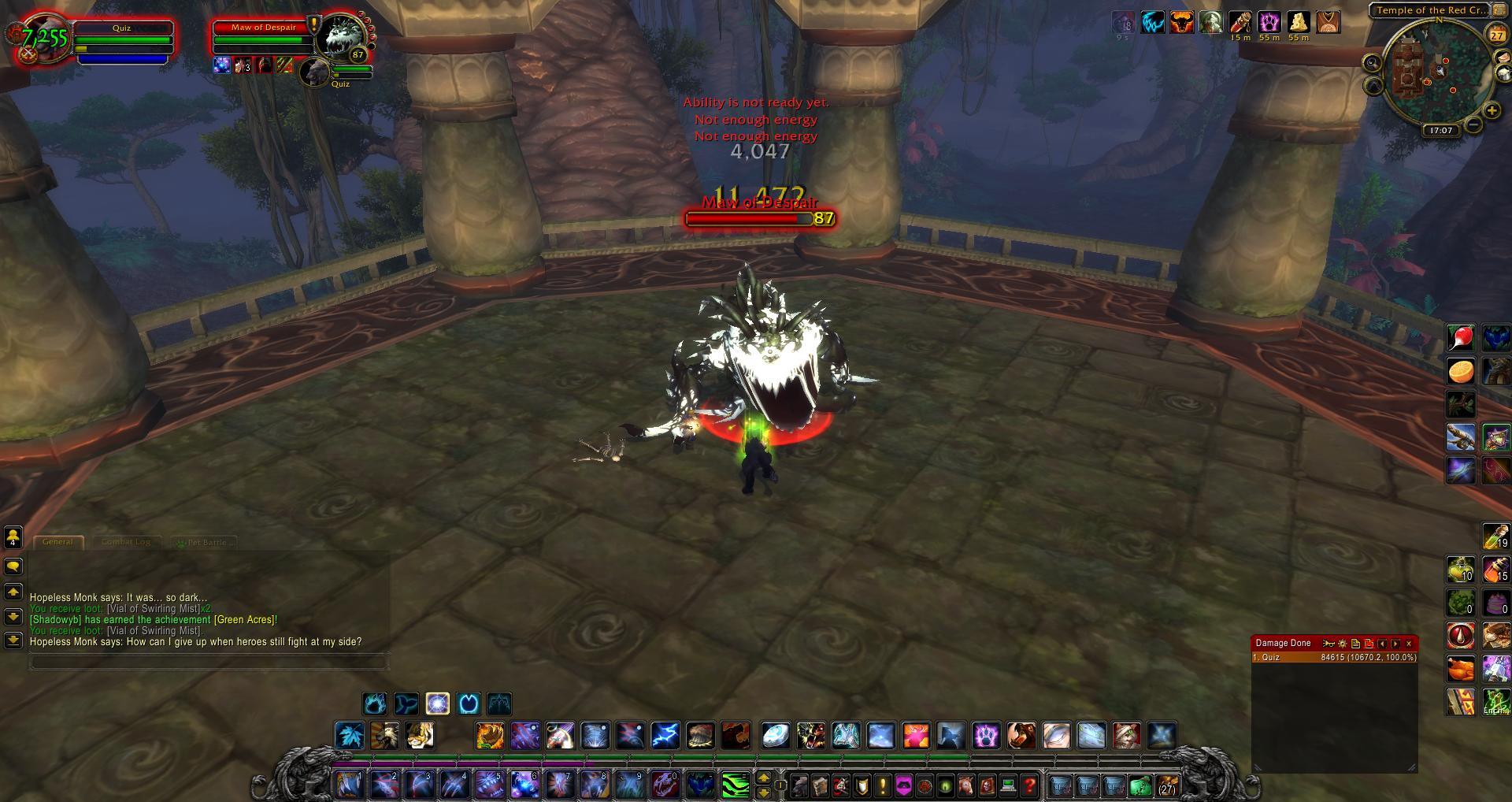 Maw of Despair wow wow