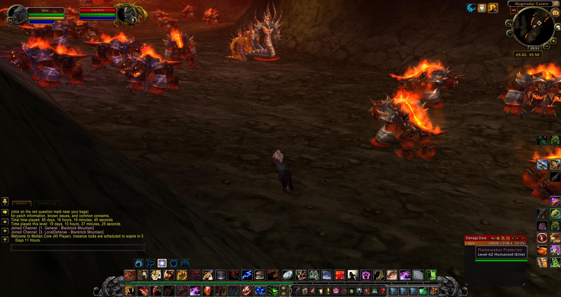 Molten Core Lucifron wow