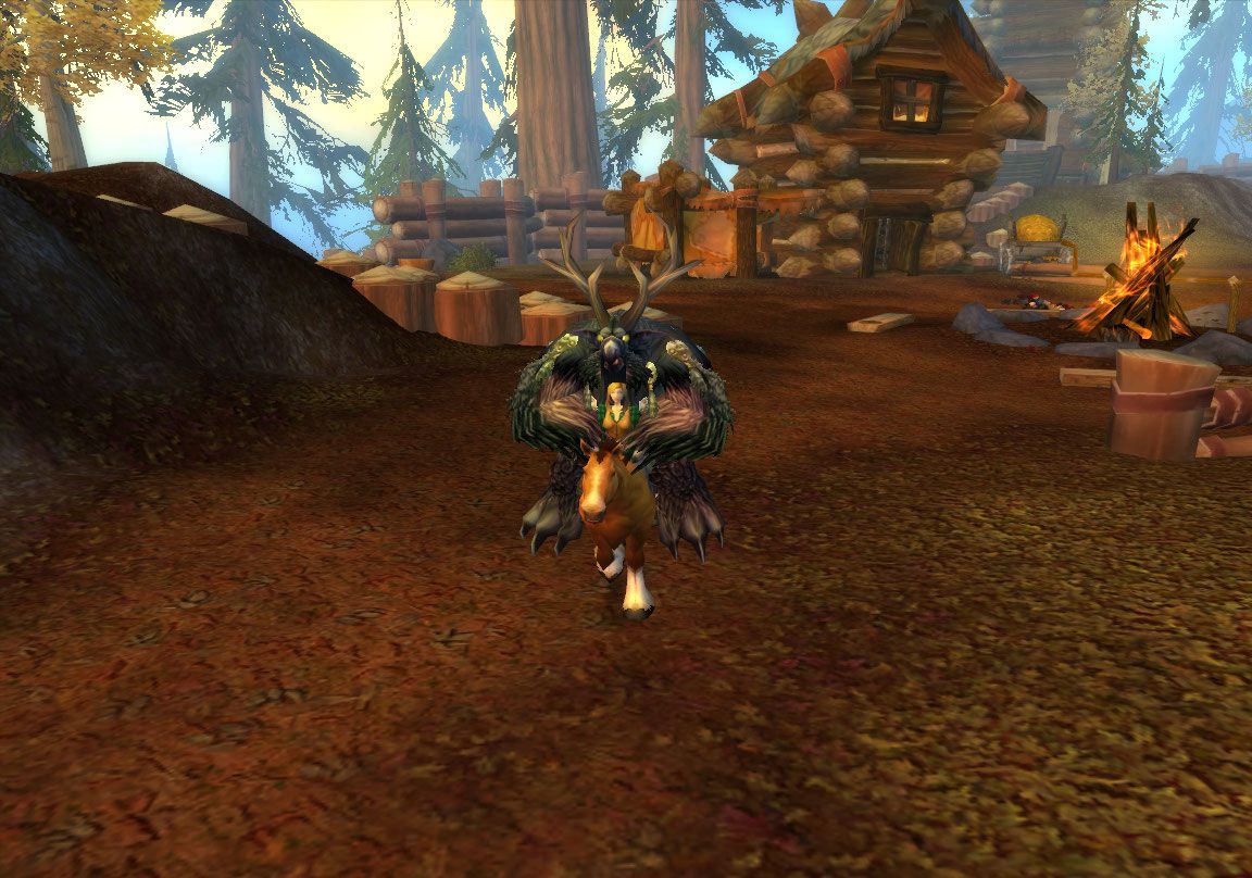 Moonkin on the Mustang wow